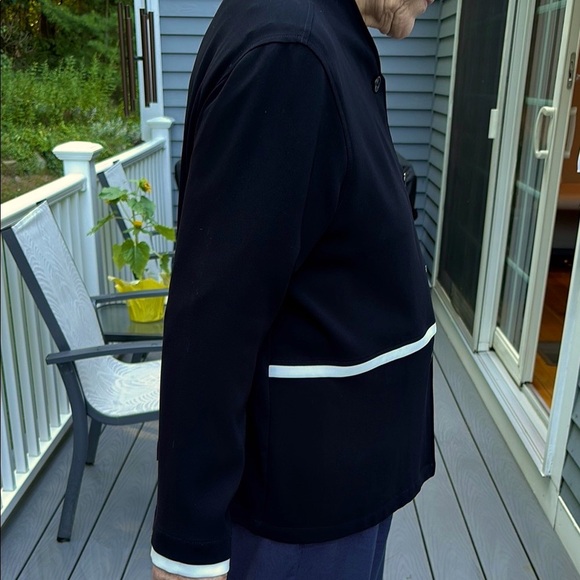 Women's Black and White Blanque Jacket - Picture 2 of 9